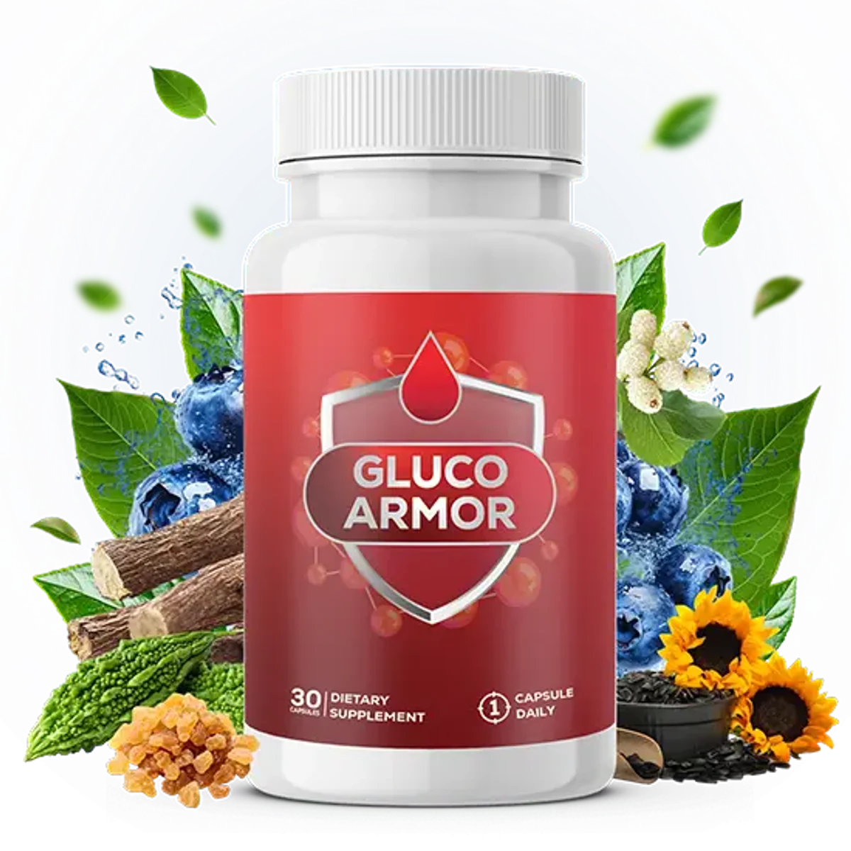Gluco Armor bottle